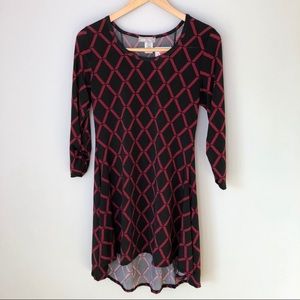 Pretty Young Thing Hi-Low Diamond Tunic Dress NWT